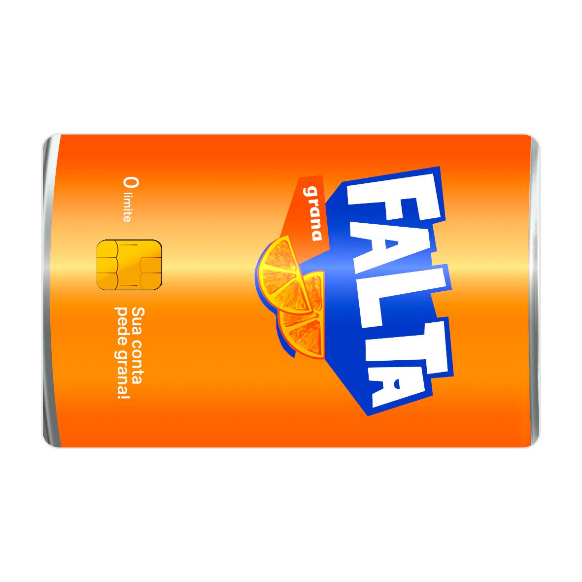 CAPACARD - Película Adesiva Para Cartão - Falta Grana CAPACARD - Película Adesiva Para Cartão - Falta Grana